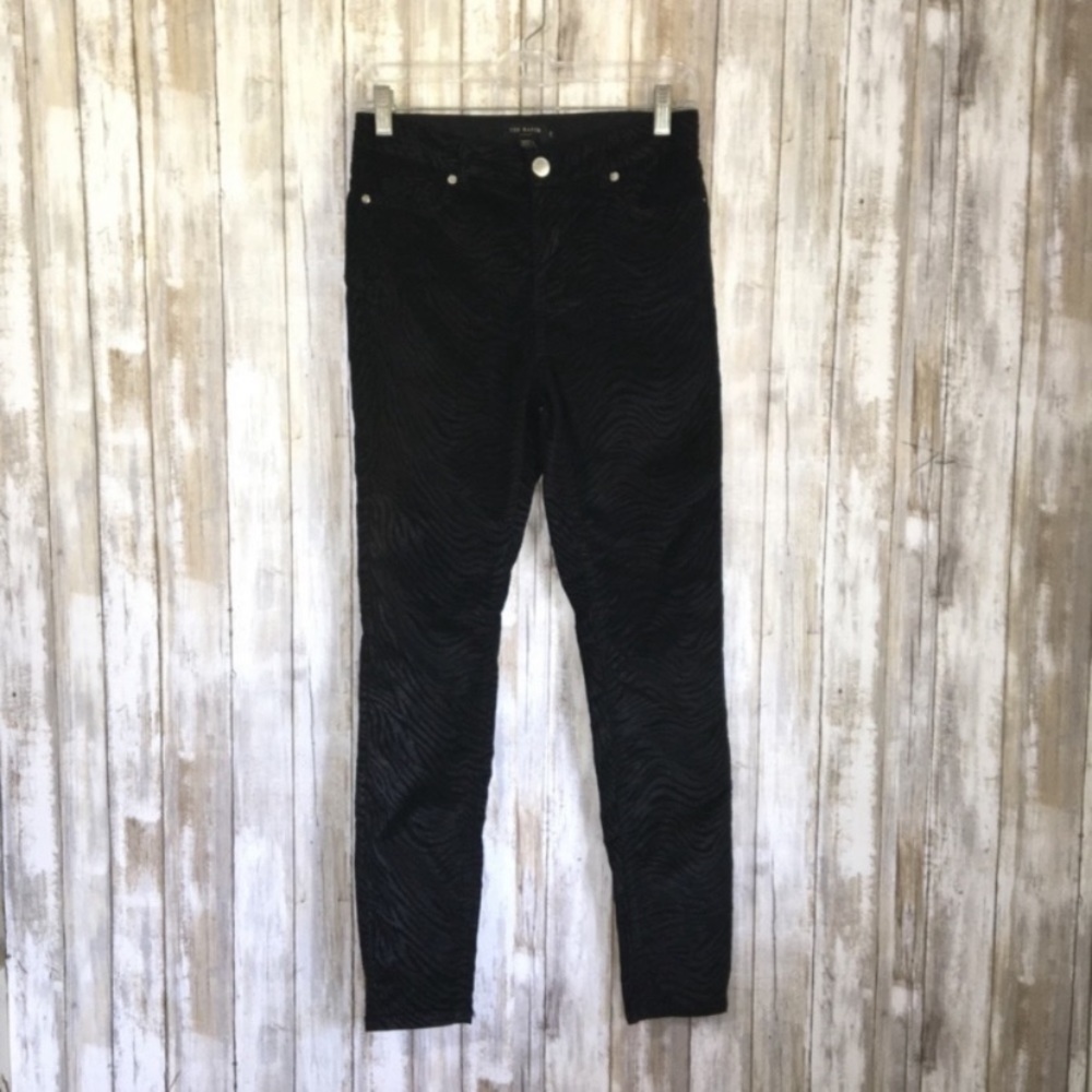 Ted Baker Black Tiger Skinny Pants - Picture 4 of 7